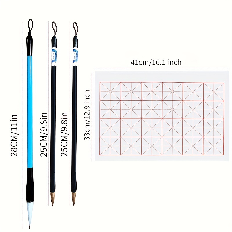 8 Chinese Calligraphy Sets Water Writing Cloths 2 Styles Temu