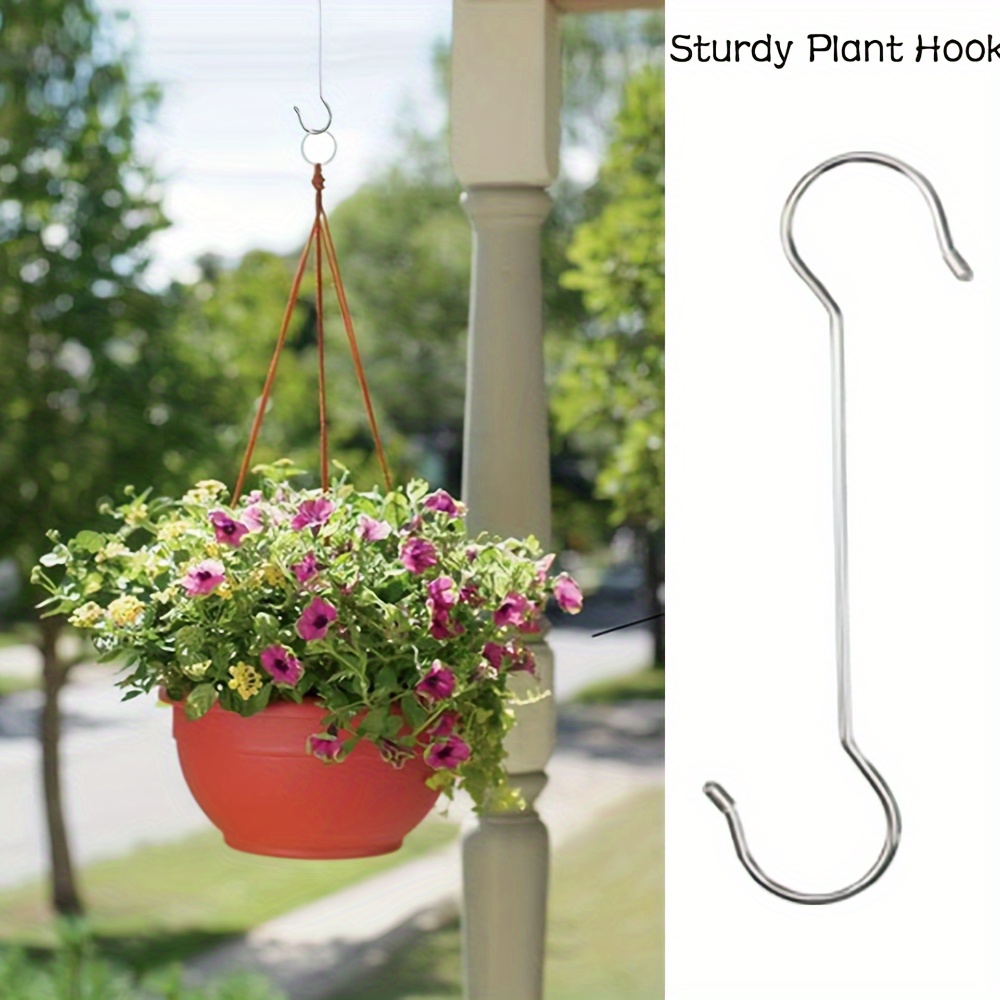 30 Pack S Hooks Heavy Duty - Stainless Steel S Hooks for Hanging Pots –  White Cloudz