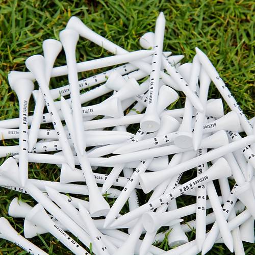 120/150 szt. wytrzymałe drewniane tee golfowe - idealne dla stałej wysokości tee i zwiększonej precyzji na polu golfowym