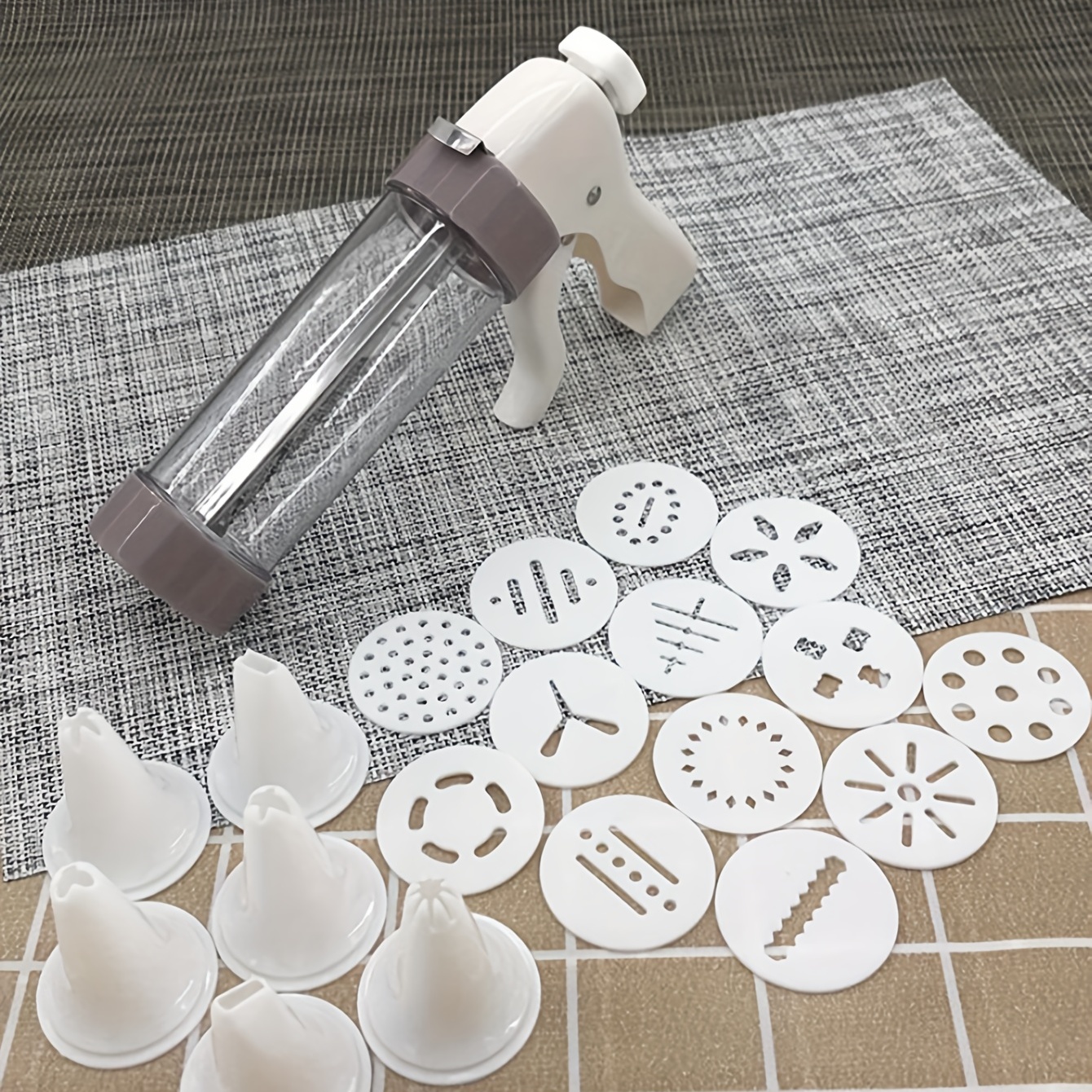 Professional Cookie Press Kit Perfect For Baking Frosting - Temu