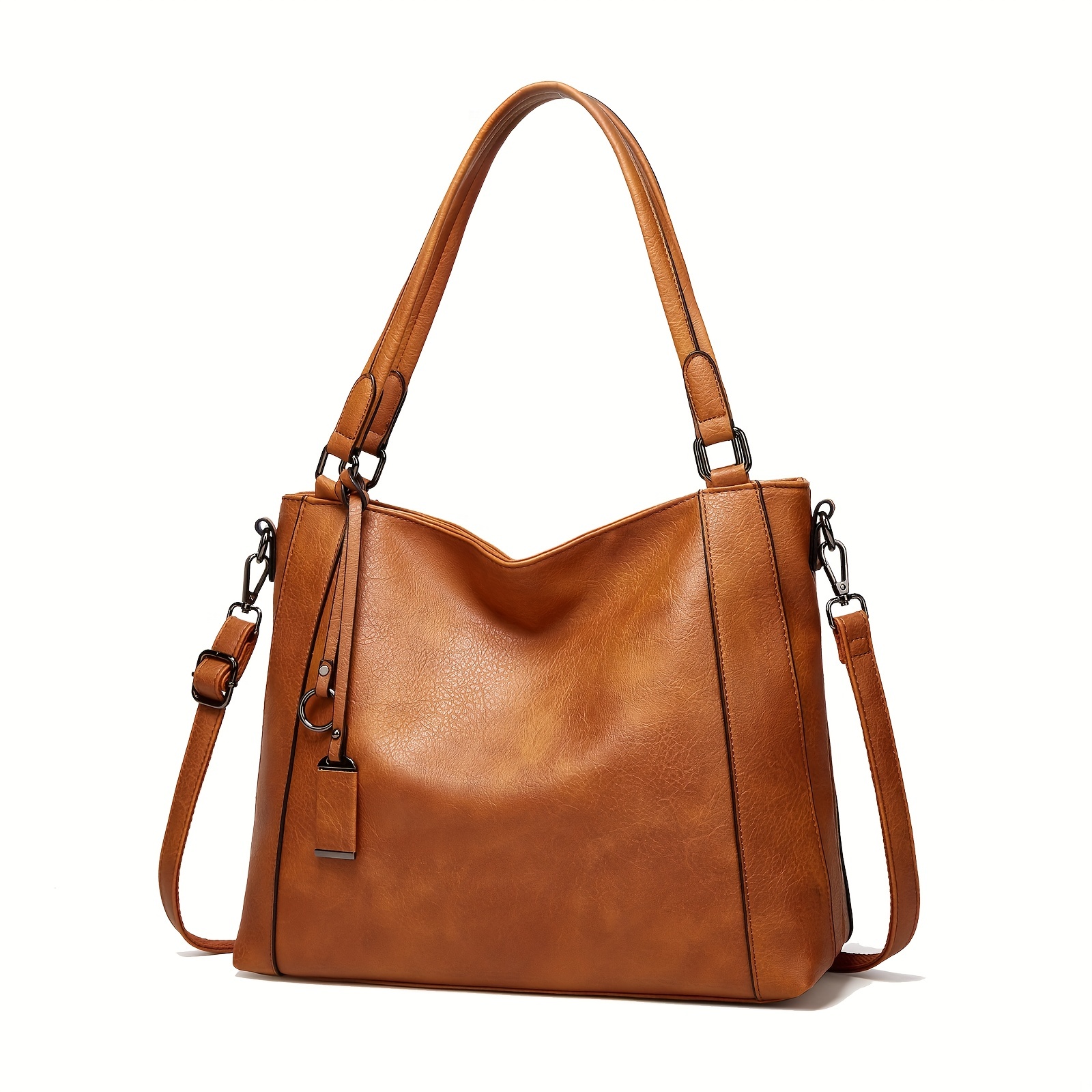Women Handbags Bag Soft Pu Leather Retro Designer Large - Temu