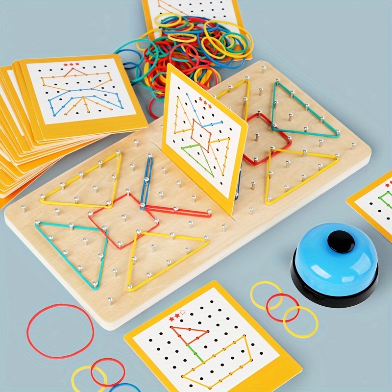 1pc Kinderpädagogisches Interaktives Spiel Geometrisches Form-matching-spielzeug, Kostenloser Versand Für Neue Benutzer