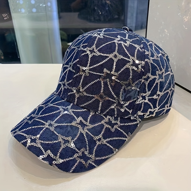 Louis Vuitton Monogram Washed Denim Cap Men's - clothing