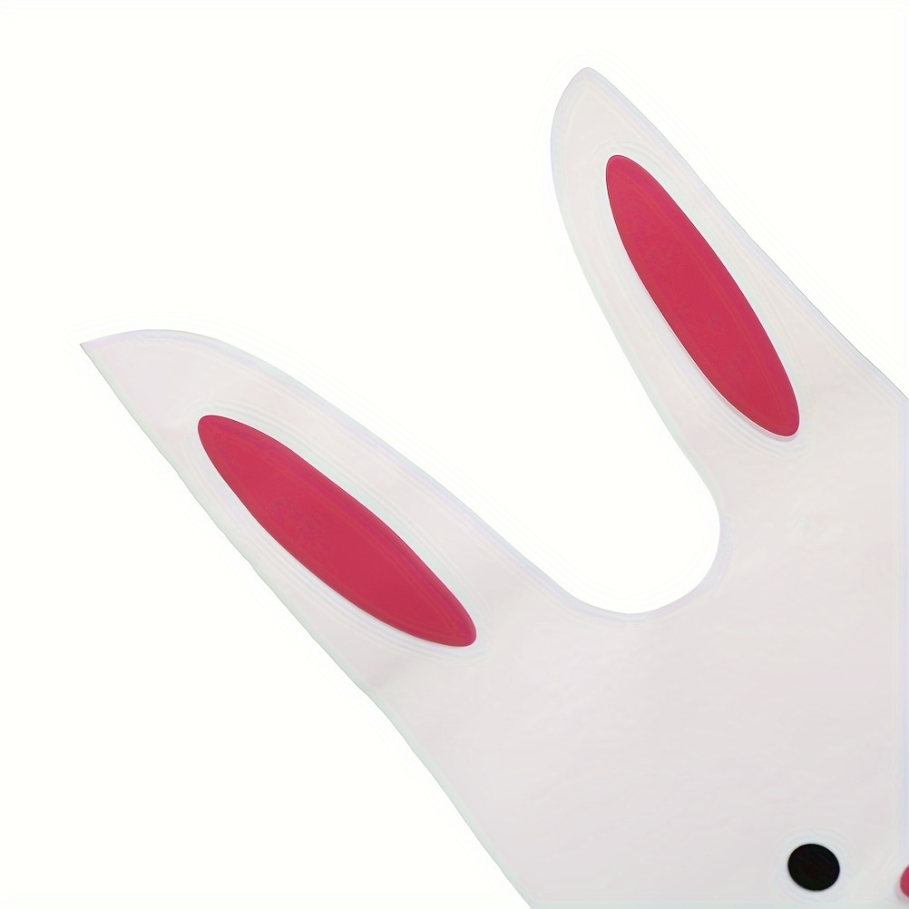 50pcs cute long bunny rabbit ear gift bag easter candy gift plastic party favors