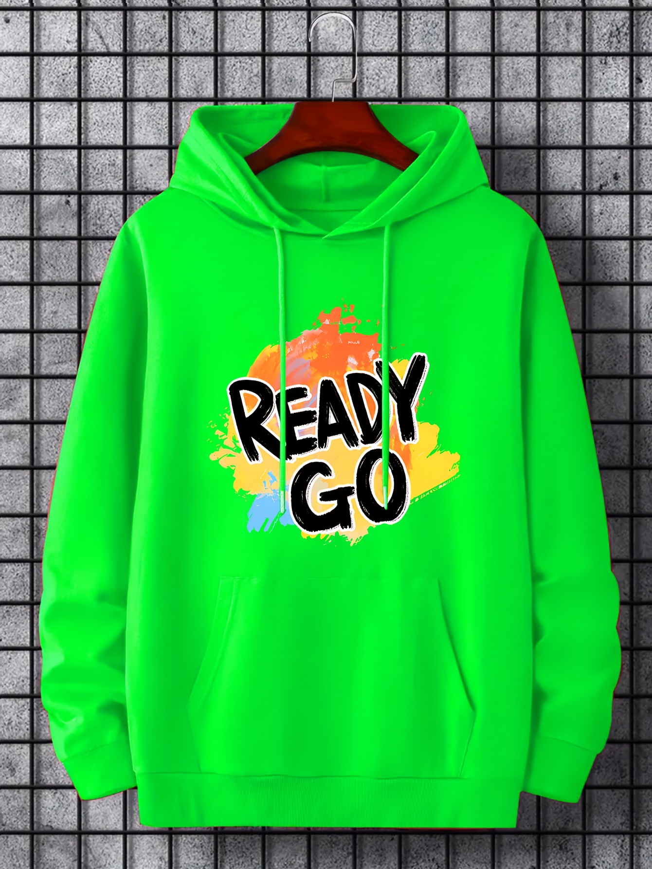 Ready Go Print Hoodie Cool Hoodies Men Mens Casual Graphic Temu Canada