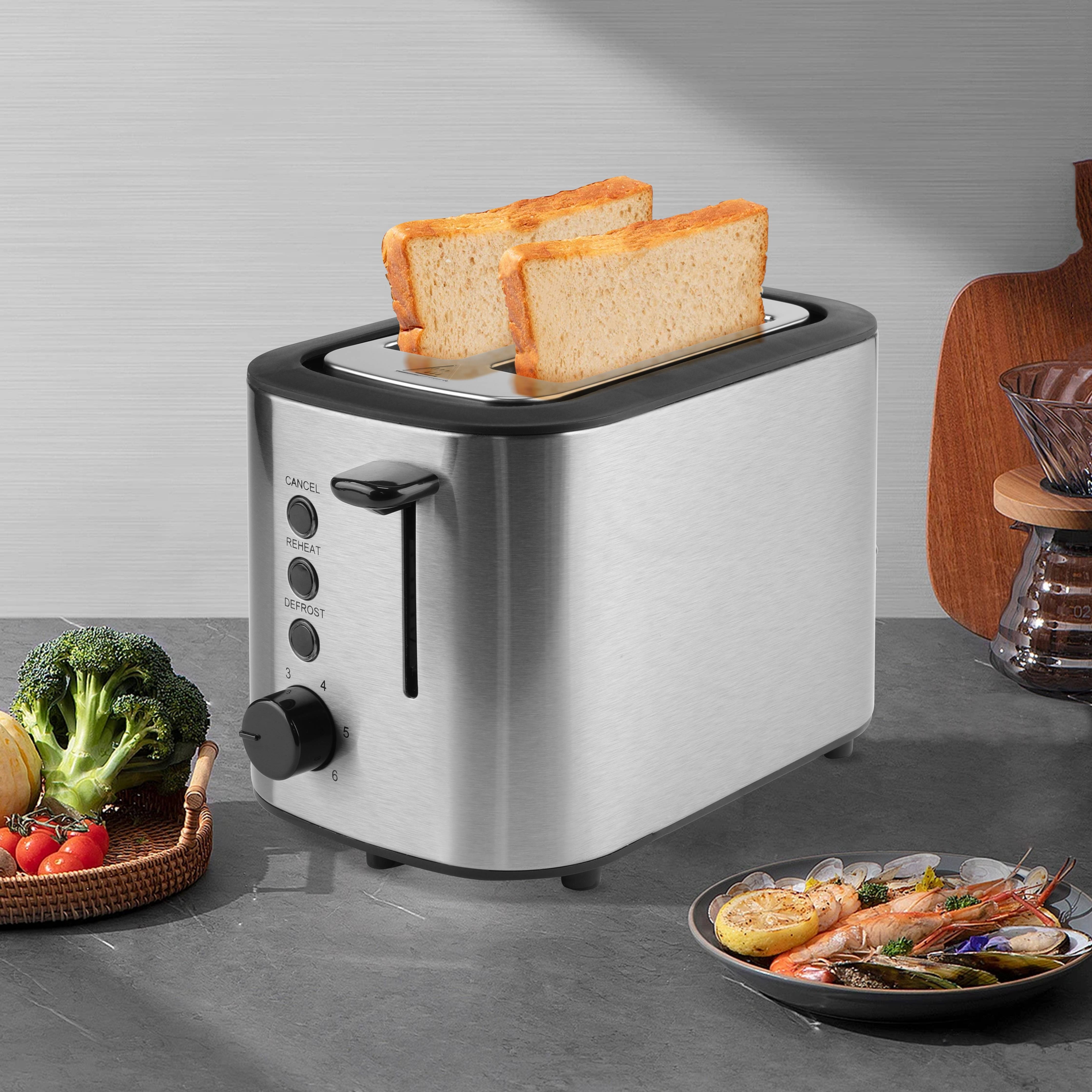 Mellerware Home Appliances - Enjoy crispy, fresh toast with the Mellerware  2 slice Vesta toaster. The Vesta 2 slice toaster has bread centering and  wide slots for thick or thin bread. Its
