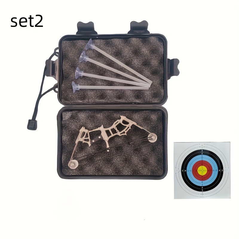 Mini Composite Bow Archery Set Stainless Steel Mini Bow - Temu