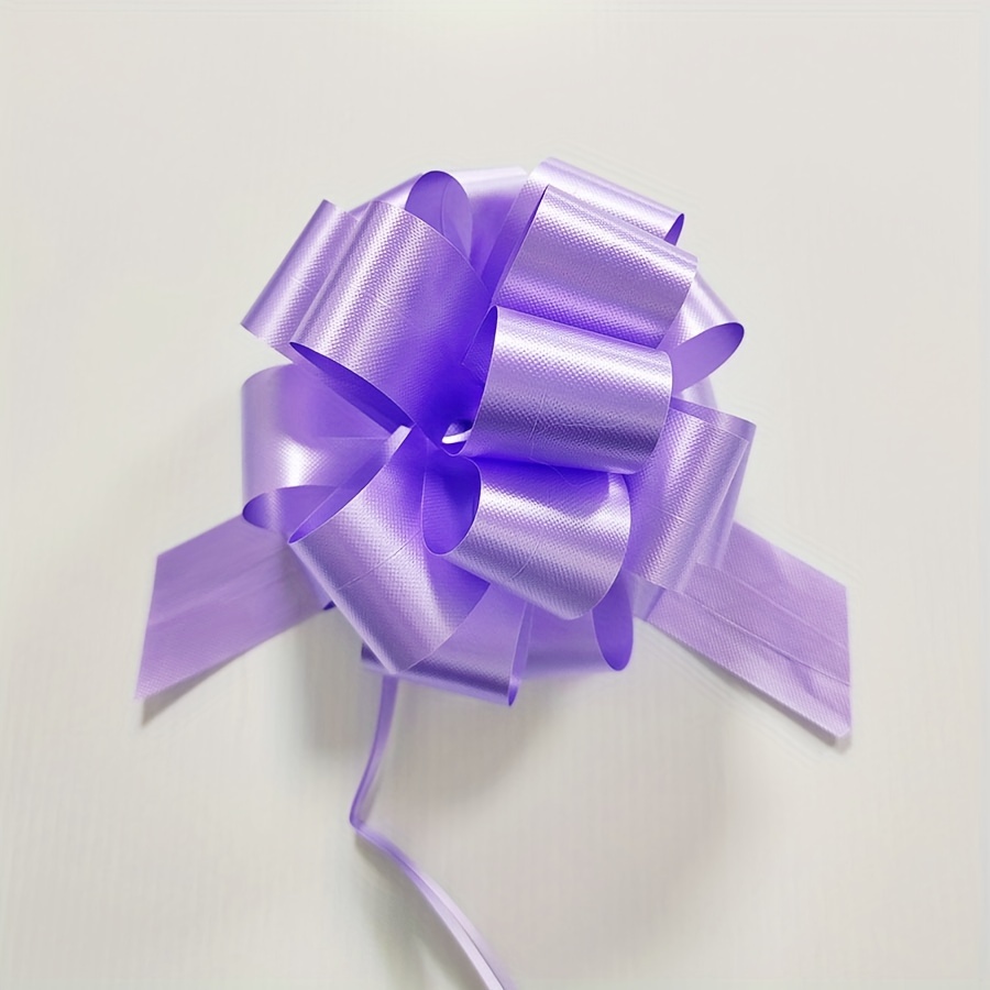 Christmas Gift Wrap Ribbon Pull Bows Easy Fast Gift Wrapping Accessory for  Present Gifts Bows Baskets Wine Bottles Decoration Pull Bows - China POM  POM Bow and Butterfly Bow price