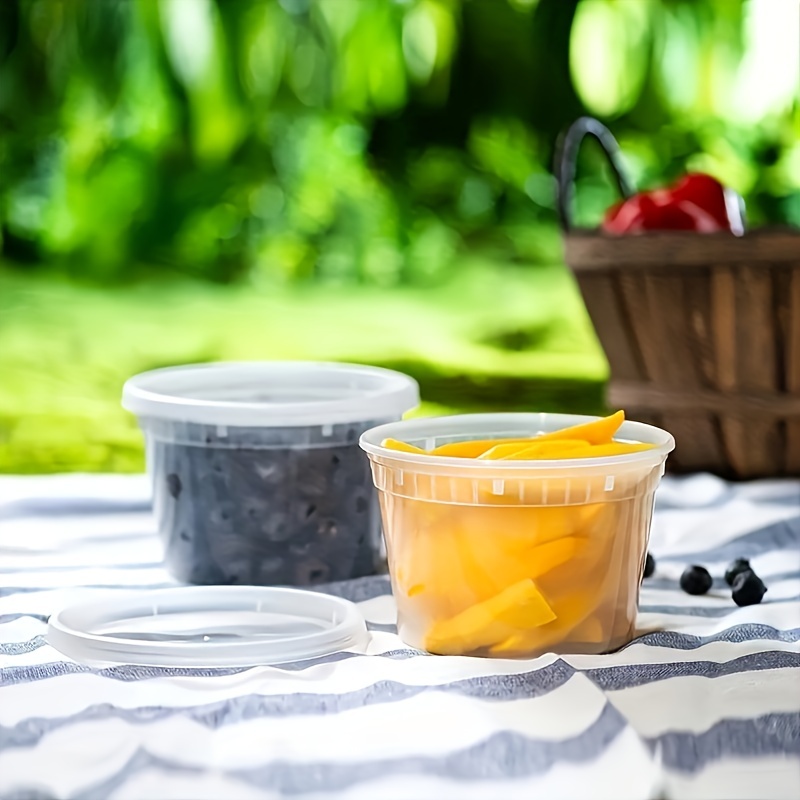 Leak-proof Food Storage Containers With Lids - Perfect For Kitchen  Organization, Meal Prep, And Lunches - Temu