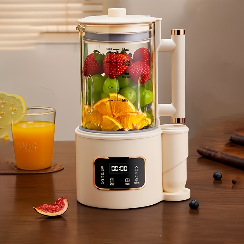 59.17oz Large Capacity Blender - Juice Maker, High Boron Glass, Household  Heating, Automatic Small Soybean Milk Machine, Multi-Function Cooking Machin