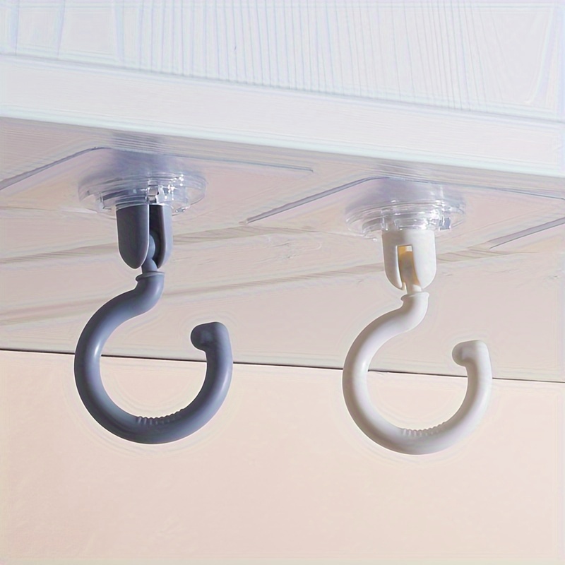 Ceiling Rotating Hook Strong Adhesive Hook Household - Temu