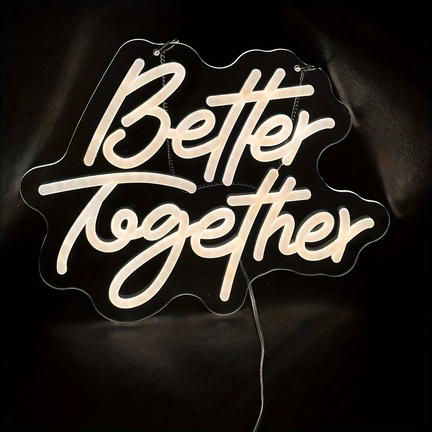 Luce Al Neon Better Together Insegna Al Neon Da Parete, Scritte Led  Decorazione Luci Parete, Per Camera Da Letto Bar Ristorante Negozio  Decorazioni Per La Casa,80x54CM : : Illuminazione