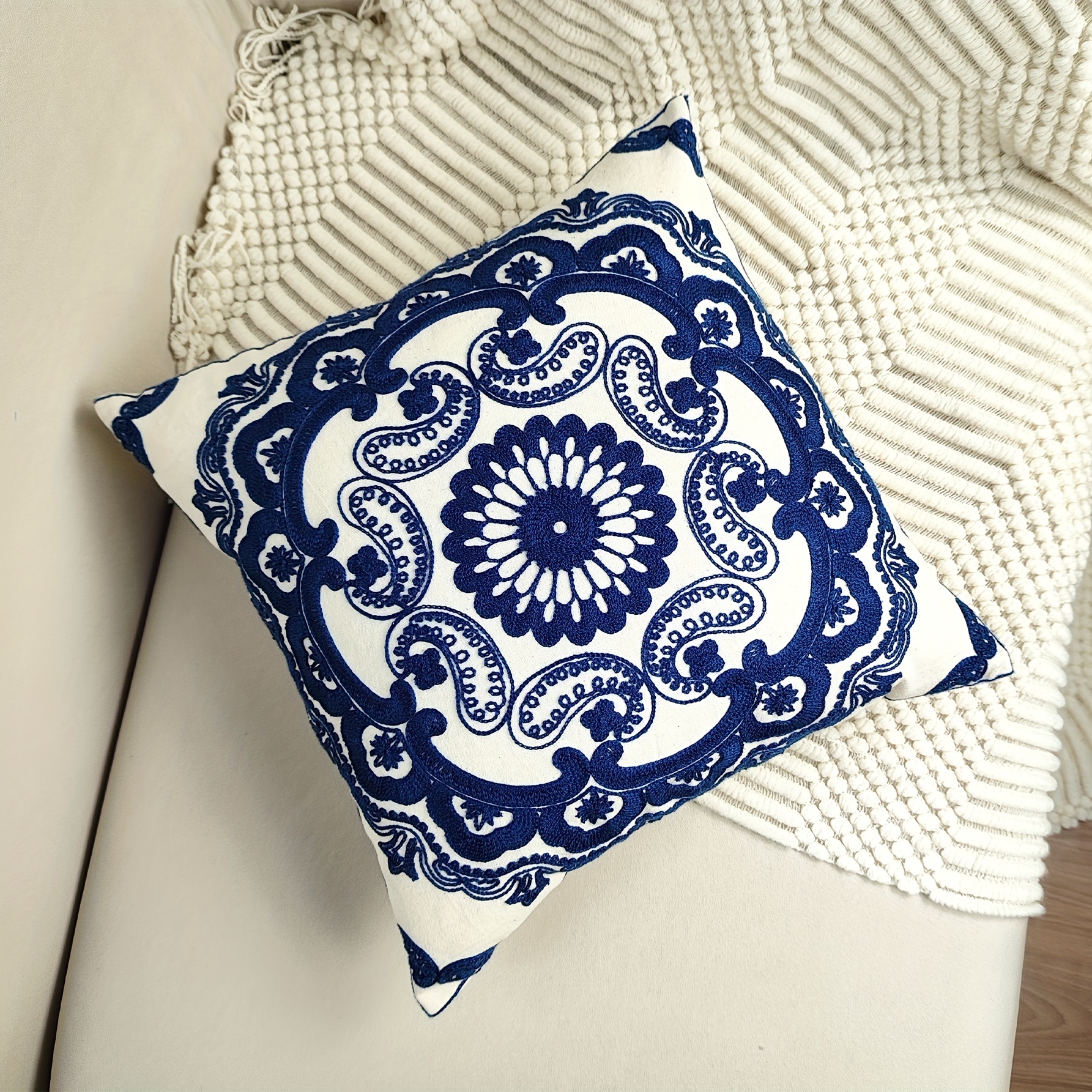 Round throw shop pillow covers