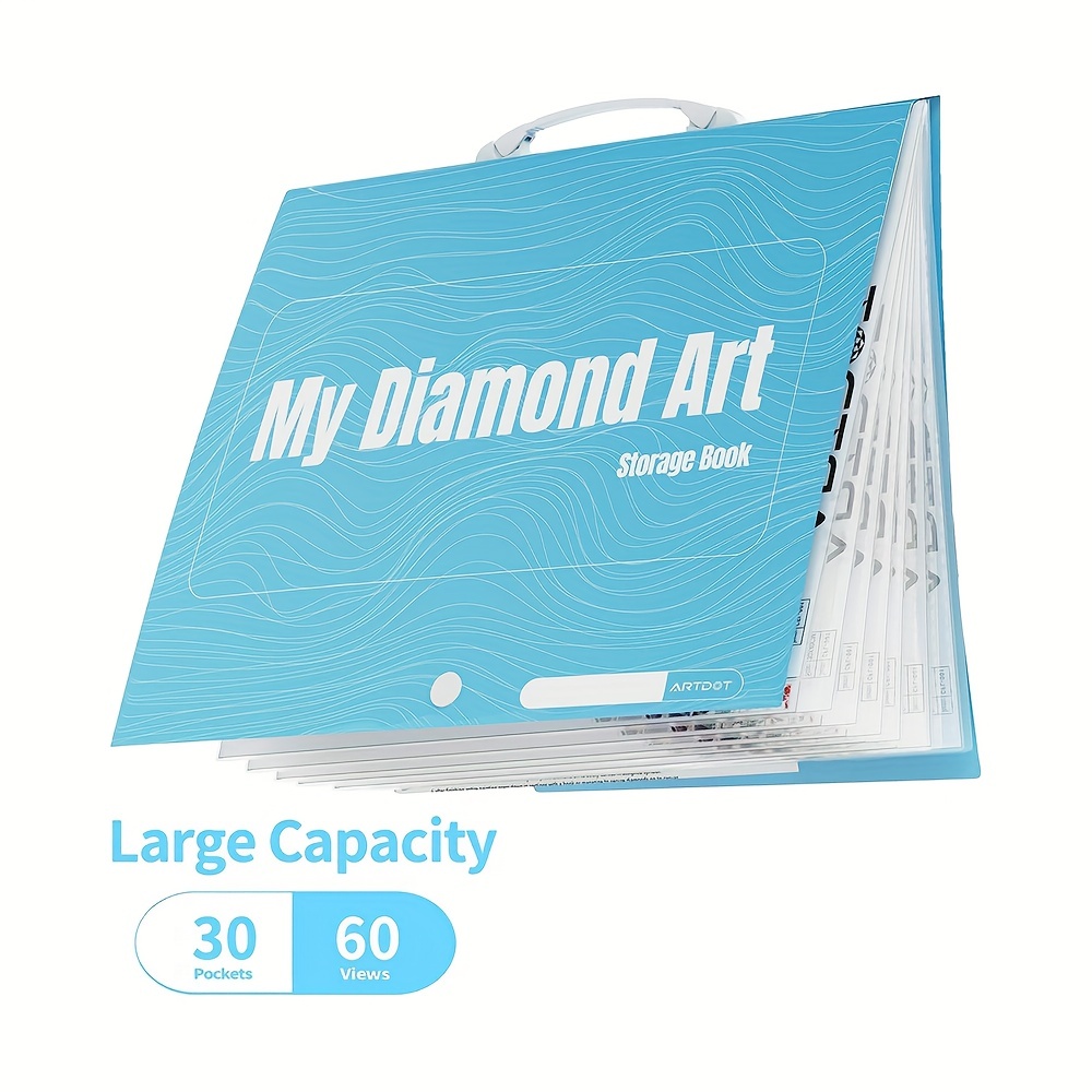 A2 Diamond Painting Kit Storage Book Diamond Art Folder With - Temu