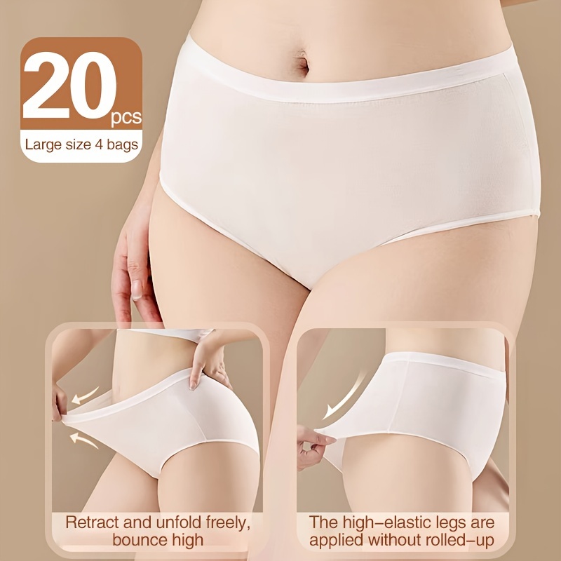 Women's Disposable Underwear Pure Cotton Female Underwear - Temu