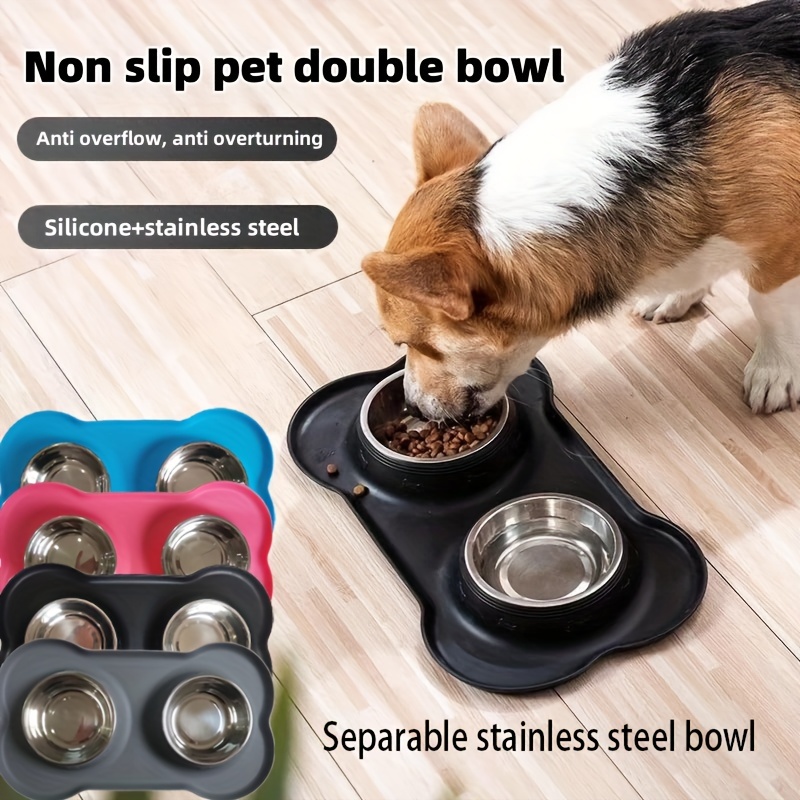 Foldable Pu Leather Dog Bowl Mat Waterproof Oil proof Dog - Temu