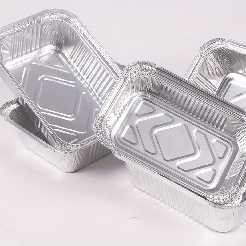 Heavy Duty Disposable Aluminum Oblong Foil Pans With Lid - Temu
