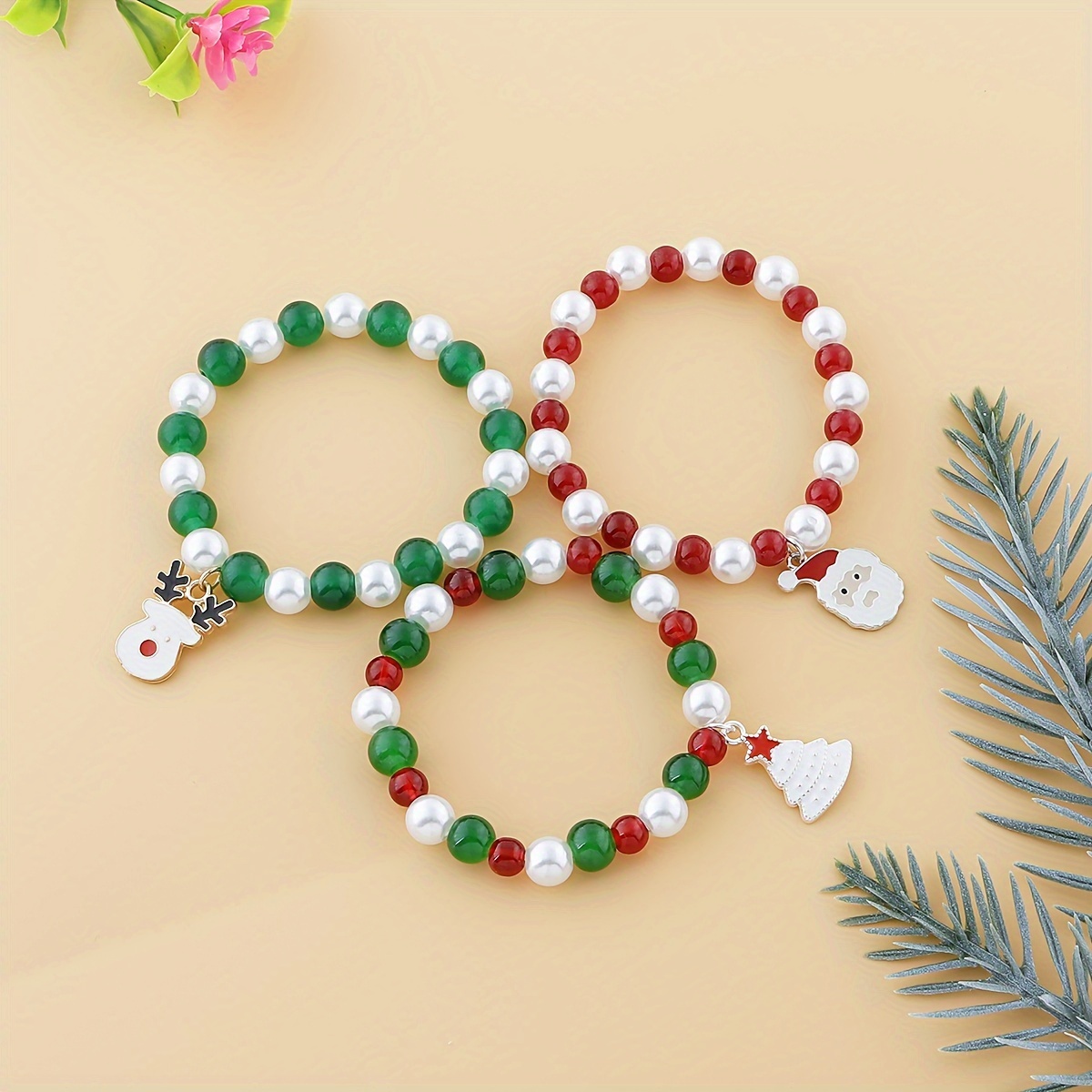 Reindeer Christmas Charms (6 Pieces) – Krafts and Beads