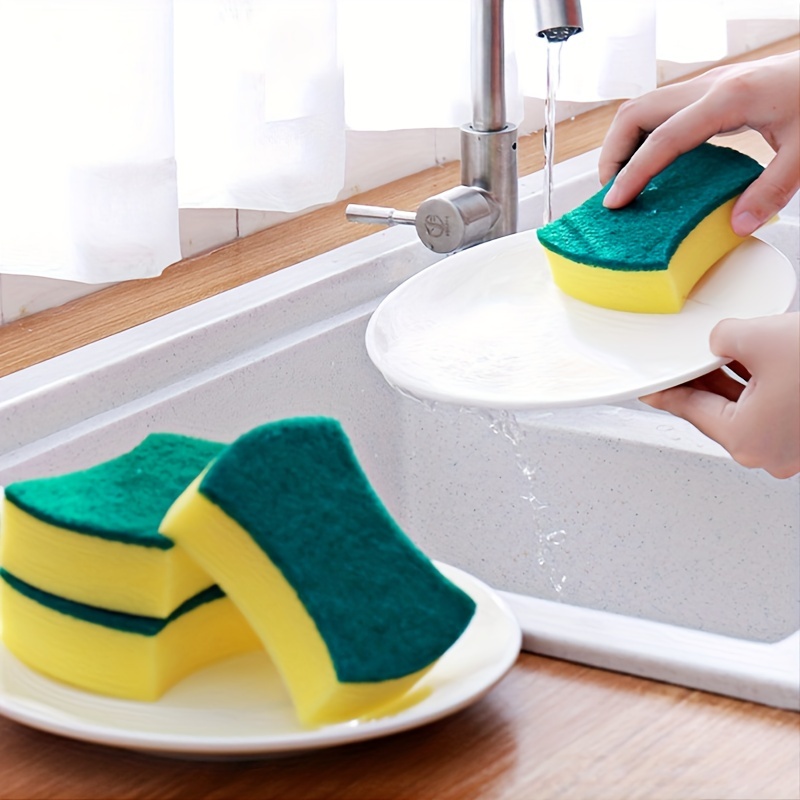 Multifunctional Kitchen Sponge For Washing Dishes Cleaning Sponge Brush  Dishwash