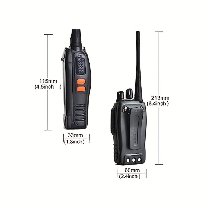 BaoFeng Walkie Talkies BF-888S Two Way Radio Long Range Rechargeable,Portable Way Radio,Handsfree Walkie Talkie for Adultswith Flashlight Li-ion Bat - 1