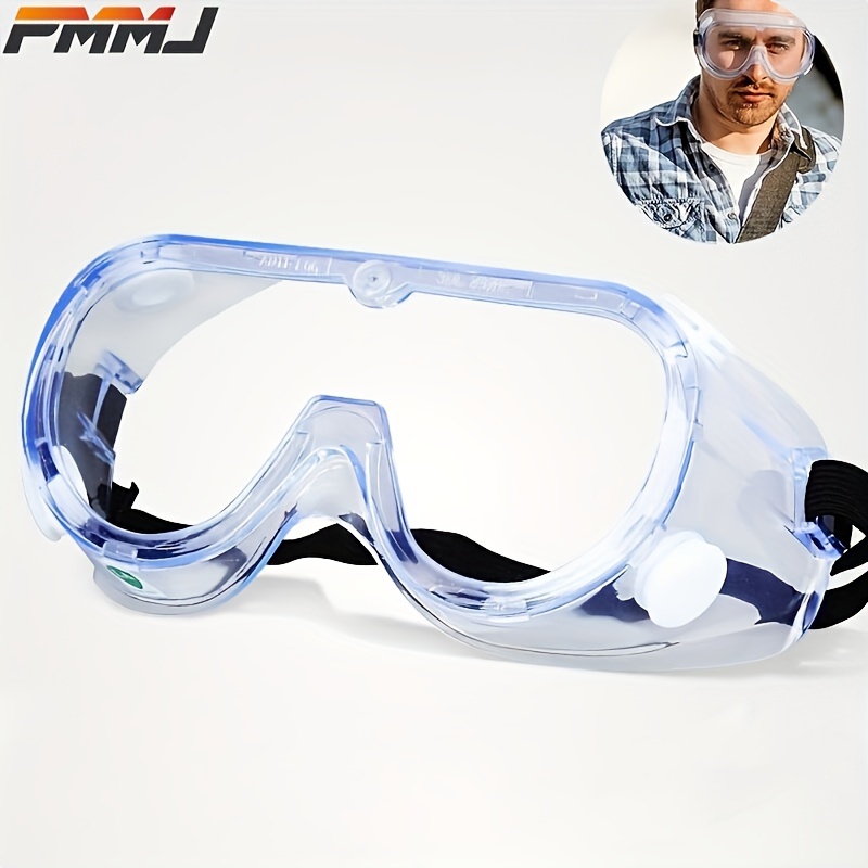 1 Par Gafas Seguridad Laiyike Protección Rasguños Gafas - Temu Chile