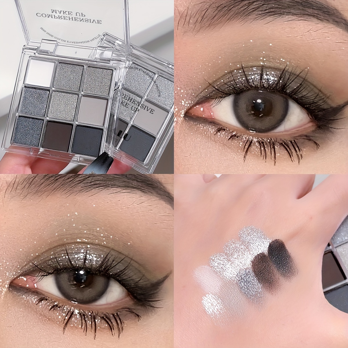 Sweetheart Eyeshadow Palette Matte Pearly Glitter Satin - Temu Canada