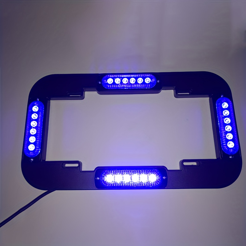 Raptors LED Technik X-Lighter Licence Plate Emergency Light, Intersection  Emergency Light Consisting of 4 Front Flashers with ECE R65 Approval