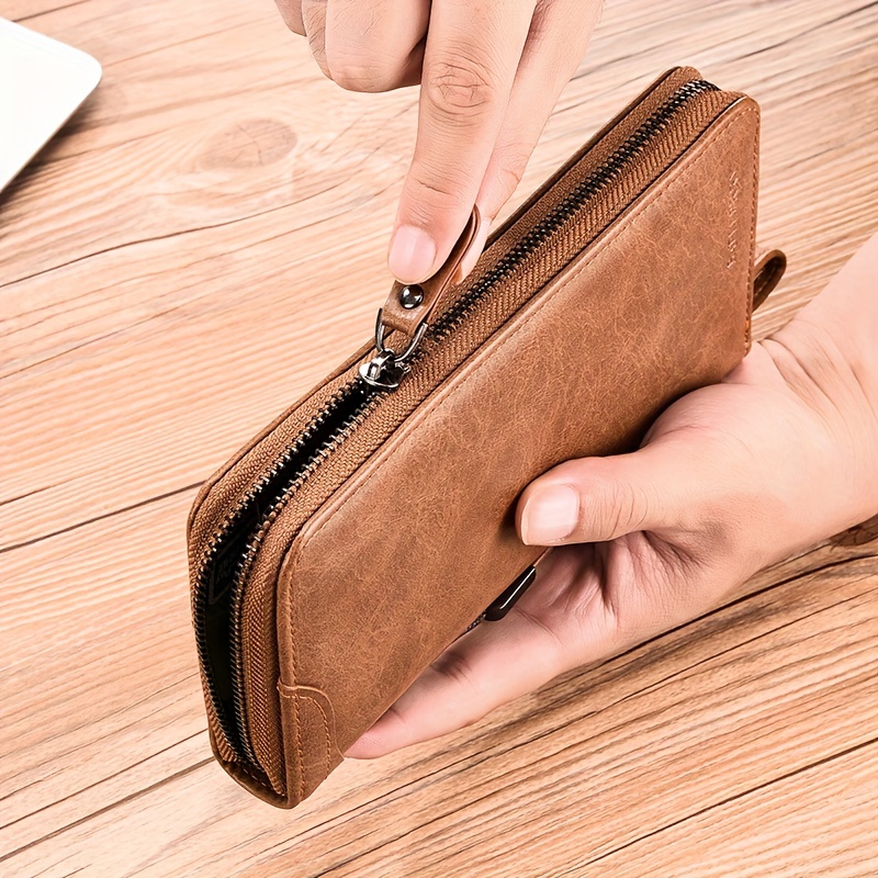 Casual Men Wallet Long Hand Bag 30 Percent Multifunctional Handbag Man  Mobile Phone Bag Wallet Women Wallets Men Wallets Wallet Men Purse Coin  Purse Key Holder Leather Wallet Small Wallet