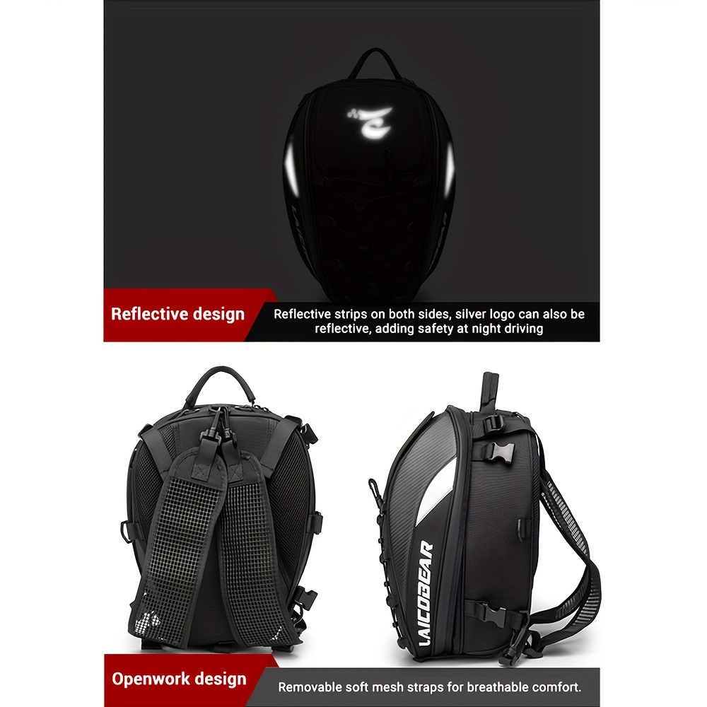 New Multifunction Motorcycle Backpack Men Waterproof Motorcycle Helmet Bag  Shoulder Moto Luggage Riding Bag Mochila Para Moto
