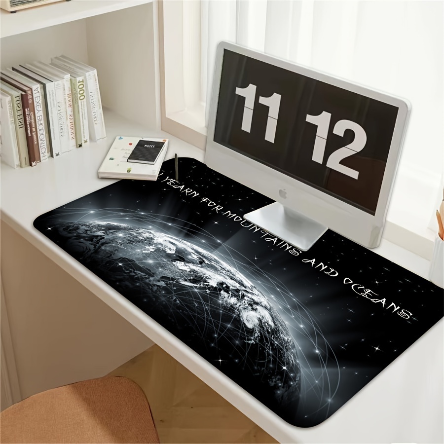 Large Size Office Desk Protector Mat Pu Leather Waterproof - Temu