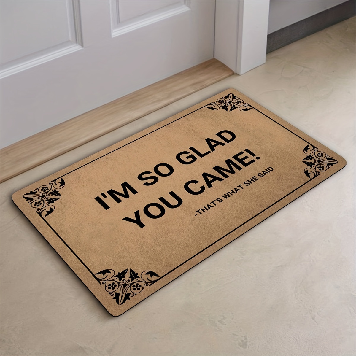 Funny Welcome Doormat For Entrance Way Indoor Front Porch - Temu