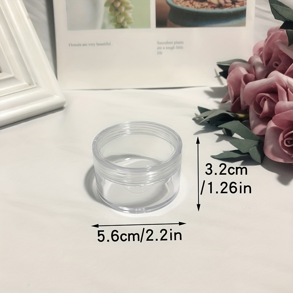 Empty Clear Cosmetic Jars Diamond shaped Mini Cosmetic - Temu