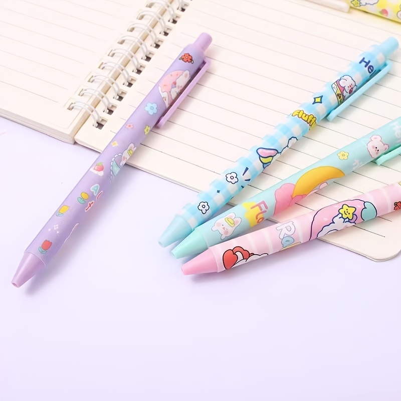 Good-looking Naughty Rabbit Press Pen Creative Student Press Pen Office  Stationery 0.5 Bullet Head Signature Pen Random - Temu