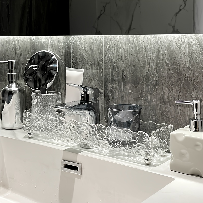  Acrylic Bathroom Shelf Organizer Over The Faucet