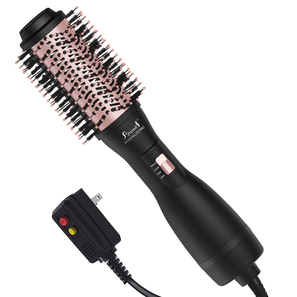  Cepillo secador de pelo, cepillo secador de pelo en uno, cepillo  de aire caliente de un solo paso 2.0 - Secador de pelo 4 en 1 estilizador y  voluminizador para secar