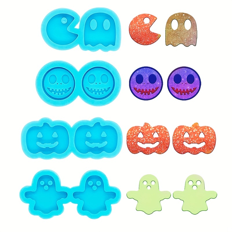 Earrings silicone mold for resin Woman face silicone molds for epoxy