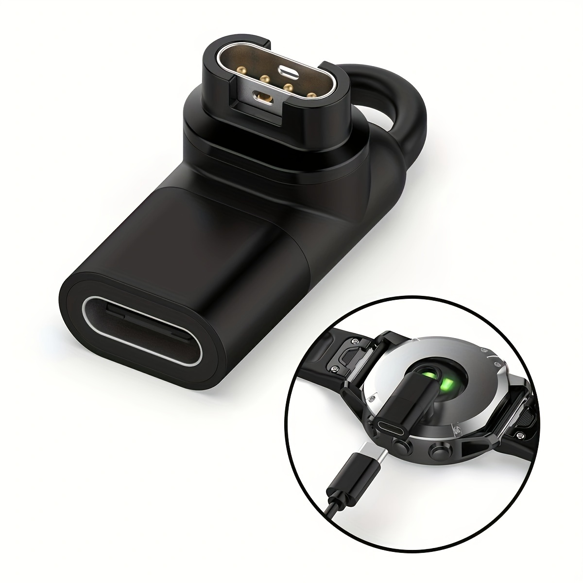 Type C Adapter For Garmin Watch Charger Connector usb C - Temu