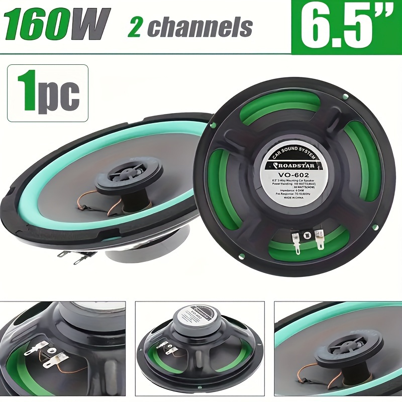 Comprar 1 Uds 6,5 pulgadas 100W HiFi para coche altavoz Coaxial puerta del  vehículo Audio de coche música estéreo rango completo