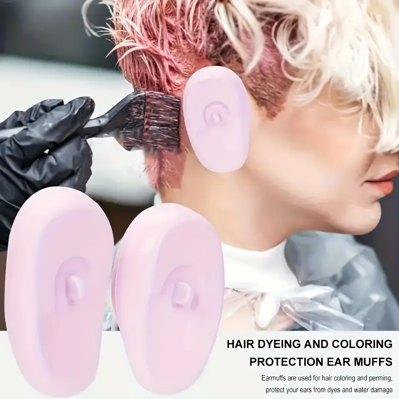2 Stück Soft Dye Hair Bake Oil Ohrenschutz Wasserdichter - Temu