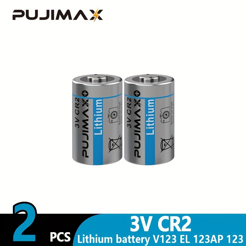 2/4/8pcs Pujimax Cr2 Cr15h270 Dlcr2 Elcr2 Cr15266 Batería - Temu