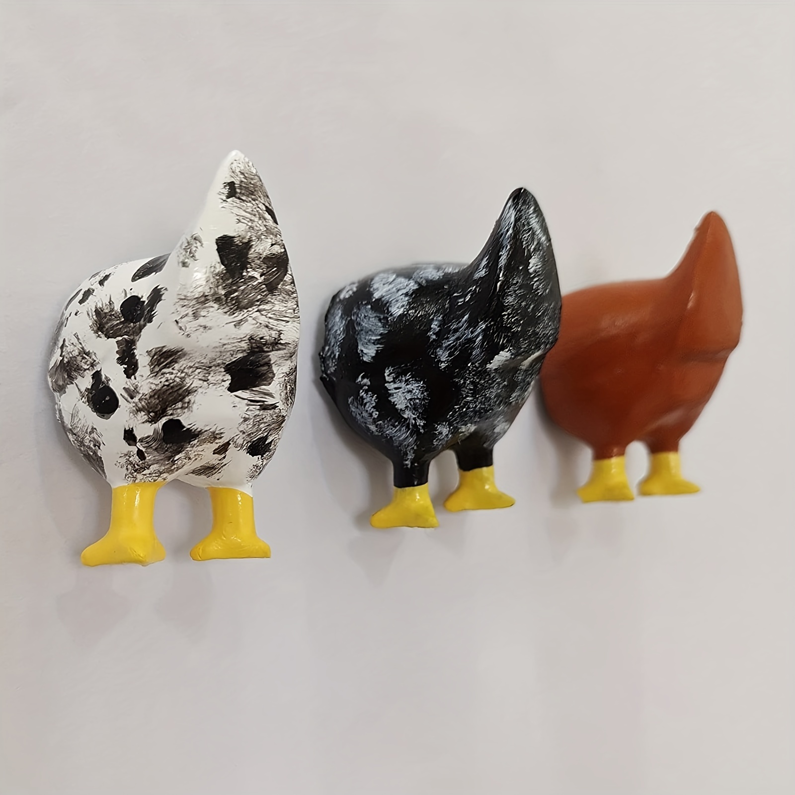  Farmhouse Style Decor 3pcs/Set Chicken Butt Fridge Magnets  Funny Animal Decor Gift Creative Refrigerator Magnets Home Accessories  Chick Butt Magnet Mix Color : Home & Kitchen
