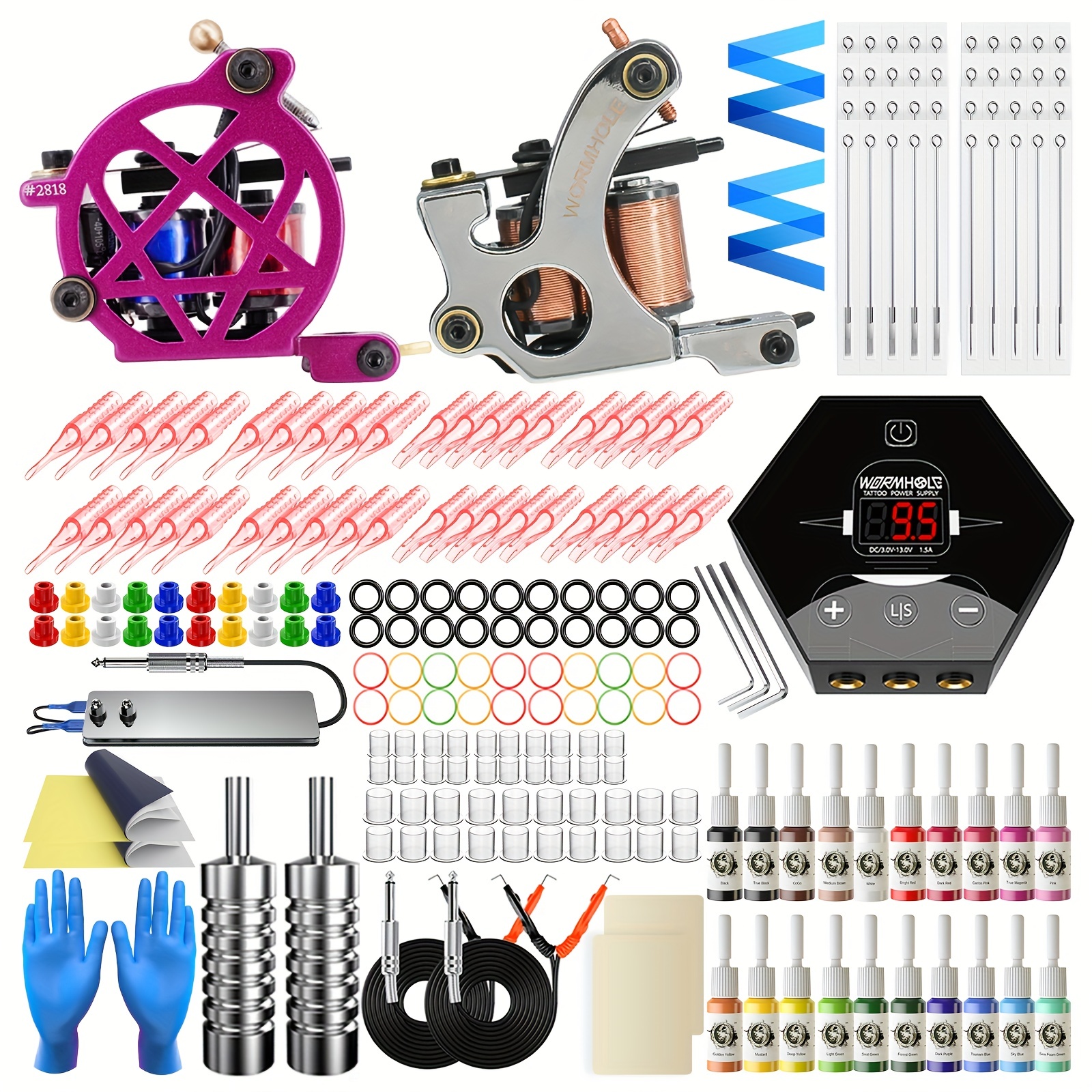 Tattoo Complete Tattoo Kit, For Beginners Tattoo Power Supply Kit