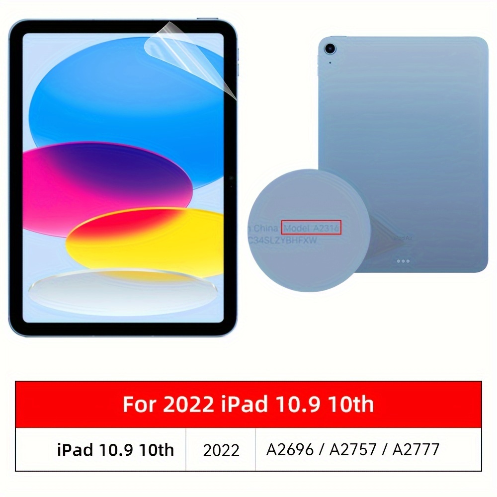 Matte Paperlike Screen Protector Compatible For Ipad 10 - Temu