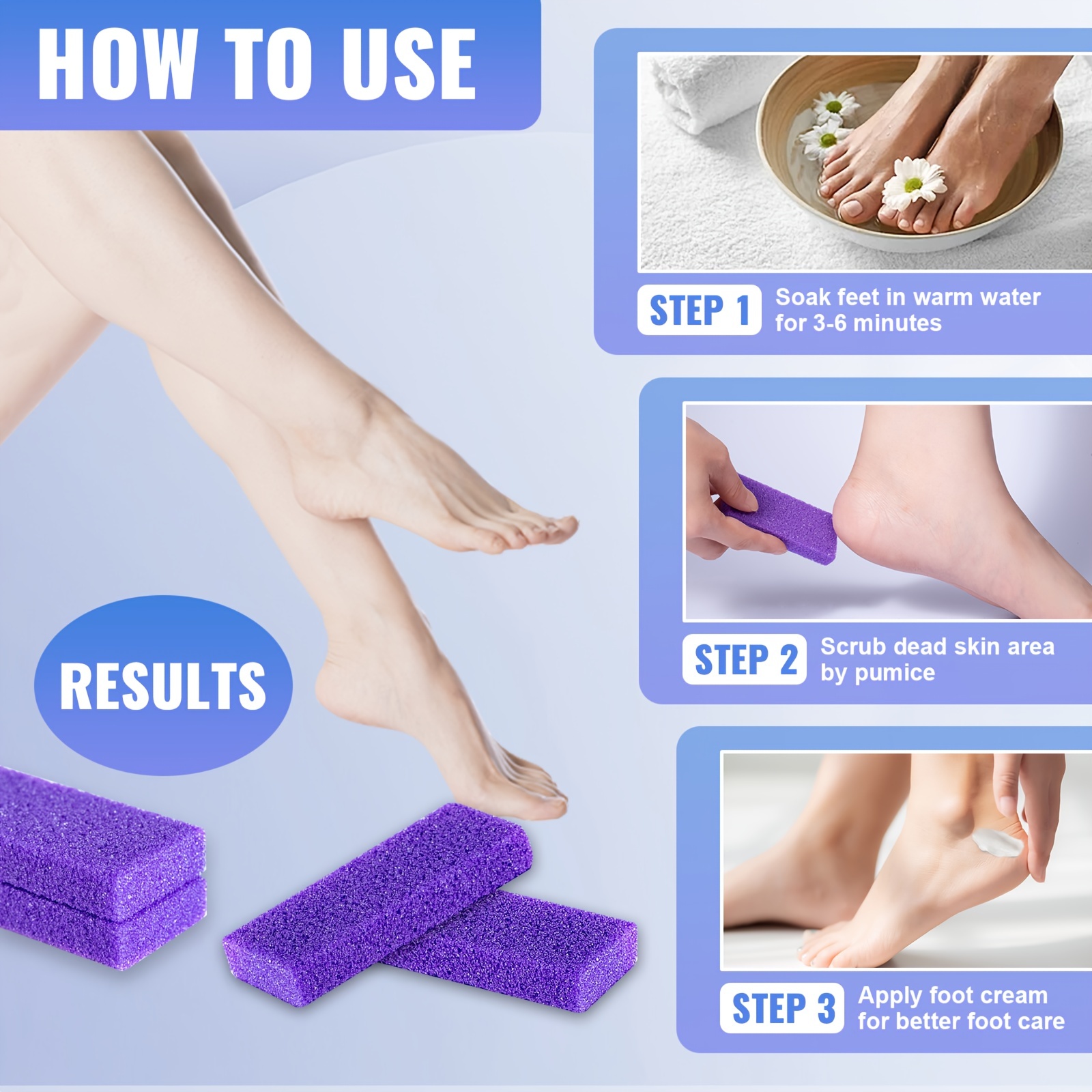Callus Remover Gel & Pumice Stone Set for Feet & Pedicure