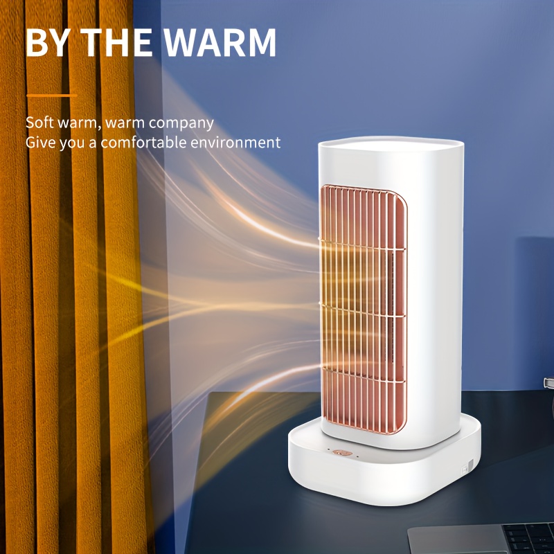 Calefactor Eléctrico Portátil Aire Caliente / Frío 2 Niveles Potencia  Termostato
