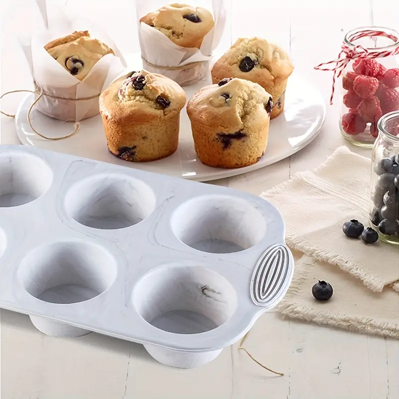 Silicone Baking Pan Set, Including 12cavity Muffin Pan, Cake Pan, Bundt Pan,  Loaf Pan And More, Non-stick Heat Resistant Kitchen Gadgets, Kitchen Stuff,  Kitchen Accessories, Home Kitchen Items (marble Grey) - Temu