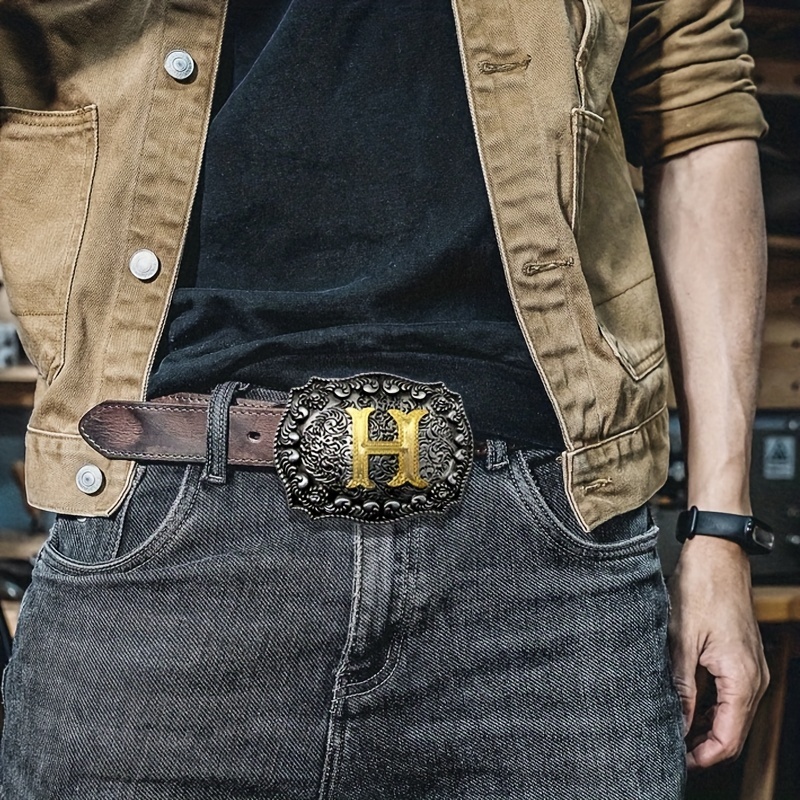 Alloy Western Cowboy Belt Buckle Men Accessories
