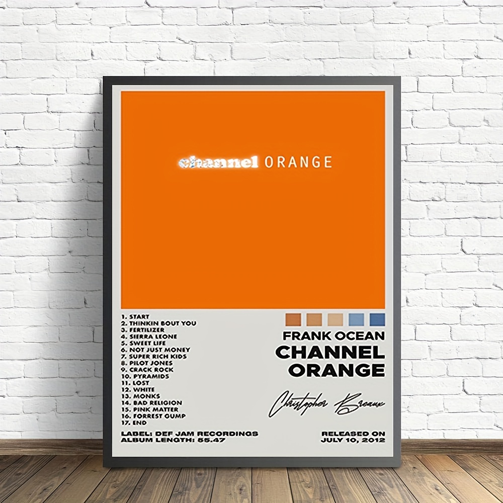 Frank Ocean 'Blond' Album Artwork - Minimalist - A4 Print