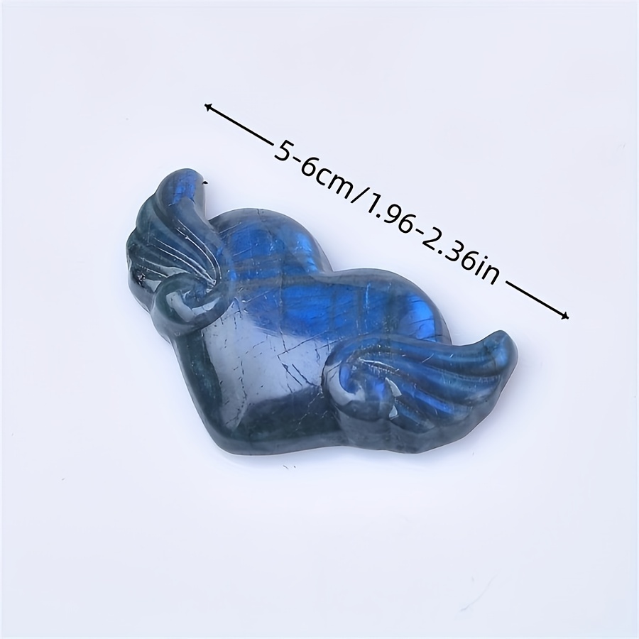 Blue Light Natural Labradorite Carving Pieces Hot Decorative - Temu