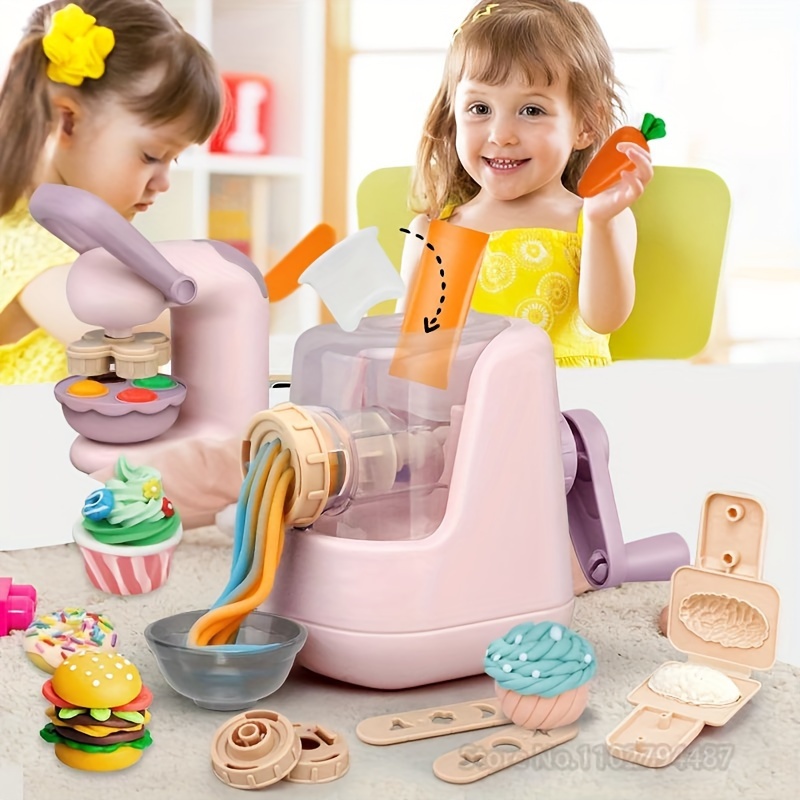 Kids Playdoh Set Kitchen Playdoh Plasticine Noodle Tool Kid Play House Toys  DIY Playdoh Clay Noodle
